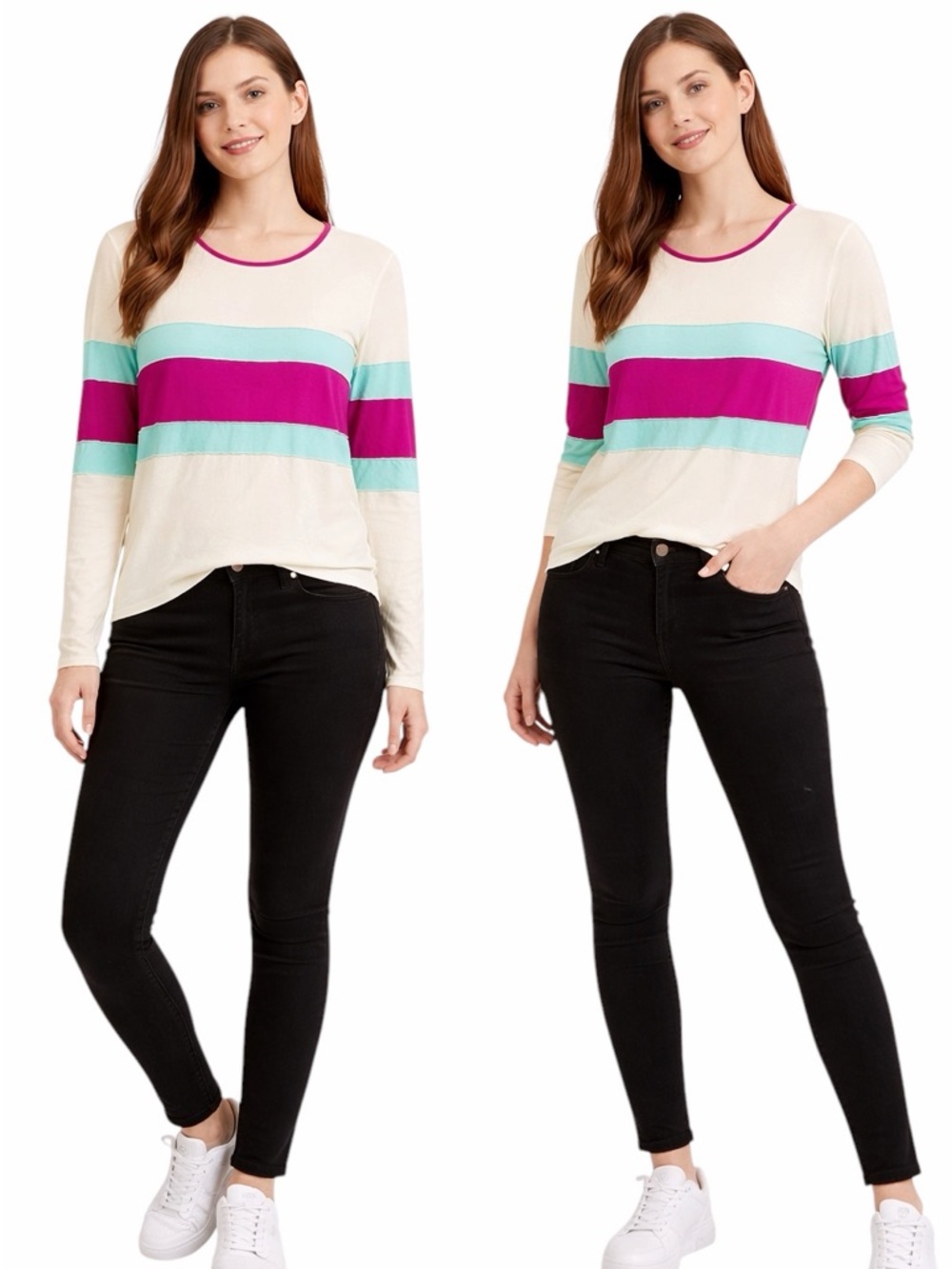 Moda International long sleeve shirt —#82 - Picture 4 of 10